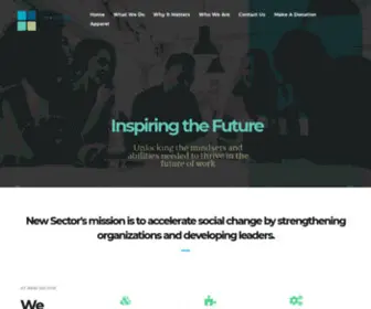 Newsector.org(Inspiring the Future) Screenshot