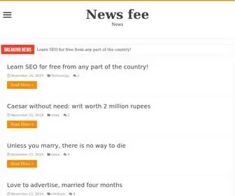 Newsfee.info(News fee) Screenshot