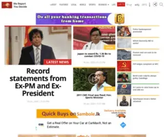 Newsfirst.lk(Sri Lanka) Screenshot