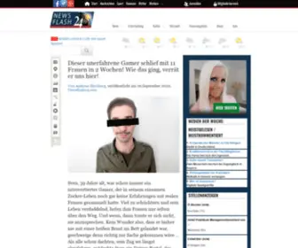 Newsflash24.com(11 Frauen in 2 Wochen in´s Bett kriegen) Screenshot
