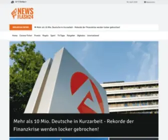 Newsflash24.de(News aus Politik) Screenshot