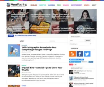 Newsflashing.com(Society and Lifestyle Blog News) Screenshot
