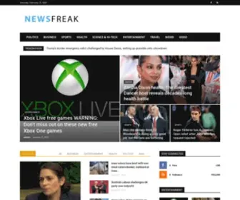 Newsfreak.website(Newsfreak website) Screenshot