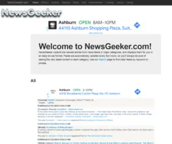 Newsgeeker.com(Main Page) Screenshot