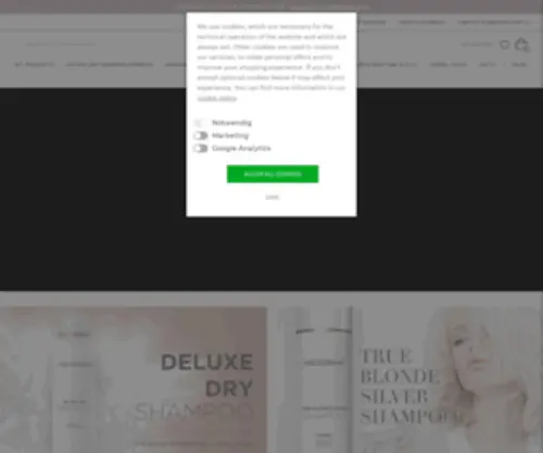Newsha.co.uk(Private haircare) Screenshot