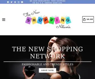 Newshoppingnetwork.com(The New Shopping Network) Screenshot