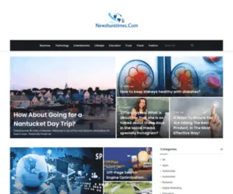 Newshunttimes.com(First Class Online Web Portal) Screenshot
