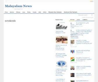 Newskerala.com(News Kerala) Screenshot