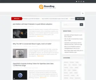 Newskog.com(Rypto news from around the world that everyone should know) Screenshot