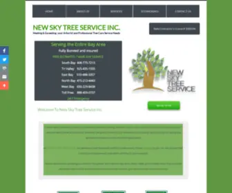 Newskytreeservice.com(Tree Removal & Trimming) Screenshot