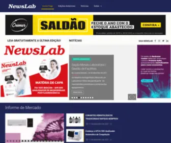 Newslab.com.br(Newslab) Screenshot