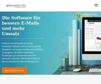 Newsletter2GO.de(Alle Sales & Marketing Tools auf einer Plattform) Screenshot