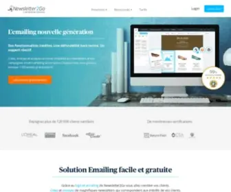 Newsletter2GO.fr(Tous vos outils marketing digital sur une seule plateforme) Screenshot