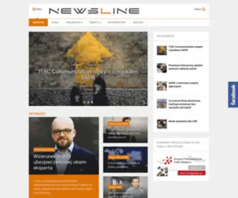 Newsline.pl(Portal branży public relations) Screenshot