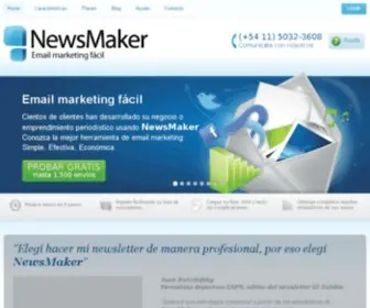 Newsmaker2009.com.ar(Newsmaker 2009) Screenshot