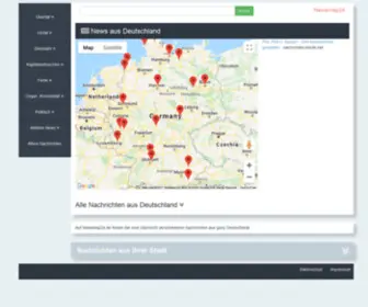 Newsmap24.de(Google) Screenshot