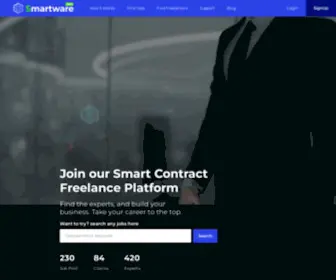 Newsmartjob.com(Smart contracts) Screenshot