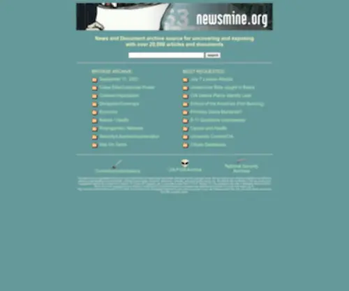 Newsmine.org(Newsmine) Screenshot