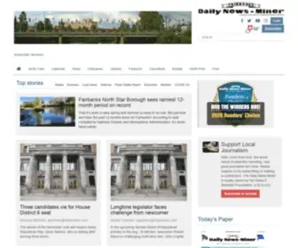 Newsminer.com(Fairbanks, Alaska, news, sports and weather) Screenshot