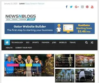 Newsnblogs.com(News Blog) Screenshot