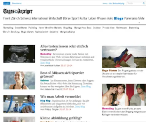 Newsnetz-Blog.ch(Newsnetz Blogs) Screenshot