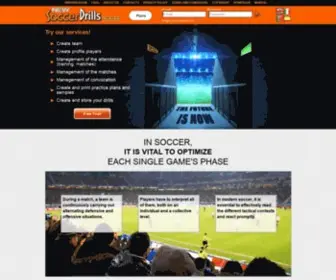 Newsoccerdrills.com(Everything about soccer coaching) Screenshot