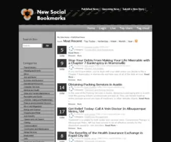 Newsocialbookmarks.com(Published) Screenshot