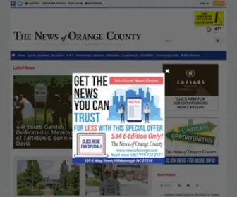 Newsoforange.com(News of orange) Screenshot