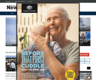 Newsofthearea.com.au(Modern media delivering relevant community news) Screenshot