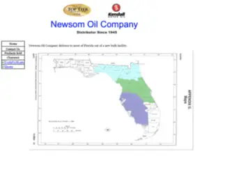 Newsomoilcompany.com(Wholesale Lubricants Oil Orlando Jacksonville Tampa Motor Oil Sales Newsom Oil Company Drum Oil Price Quotes) Screenshot