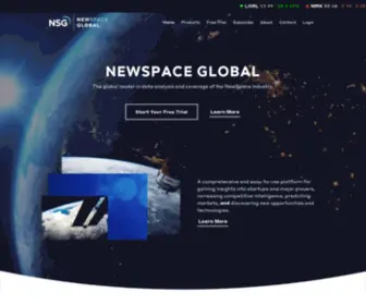 Newspaceglobal.com(NewSpace Global) Screenshot