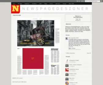 Newspagedesigner.org(Home) Screenshot