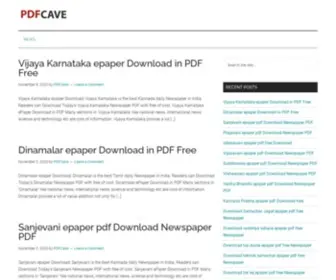 Newspaperpdf.in(Newspaper Download PDF) Screenshot