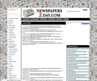 Newspapers2Day.com(Newspapers Today) Screenshot