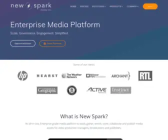 Newspark.ca(Enterprise Media Platform) Screenshot