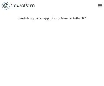 Newsparo.com(News Paro) Screenshot