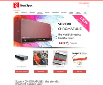 Newspec.com.au(NewSpec Home) Screenshot