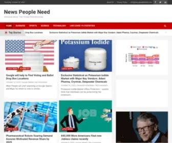 Newspeopleneed.com(News People Need) Screenshot