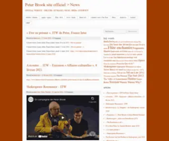 Newspeterbrook.com(Peter Brook) Screenshot