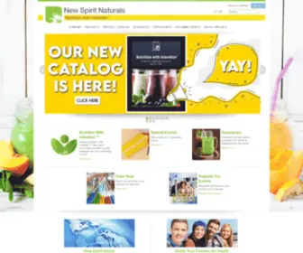 Newspirit.com(New Spirit Naturals) Screenshot