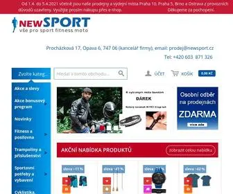 Newsport.cz(Hlavní strana) Screenshot