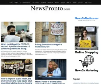 Newspronto.com(Breaking News and Opinion on NewsPronto) Screenshot