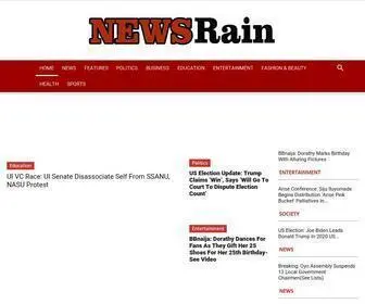 Newsrainng.com(Newsrain Nigeria) Screenshot