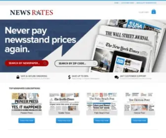 Newsrates.com(Newspaper Subscription Discounts & Deals) Screenshot