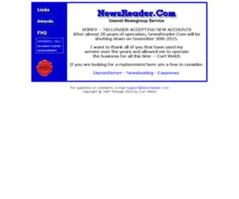 Newsreader.com(Newsreader) Screenshot