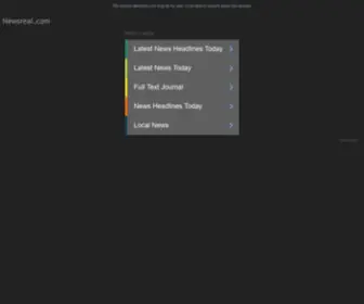 Newsreal.com(Yellowbrix provides real time news and syndicated content) Screenshot
