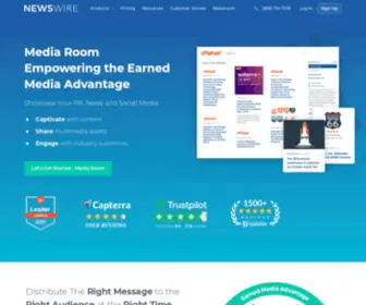 Newsroom.com() Showcase Your PR) Screenshot
