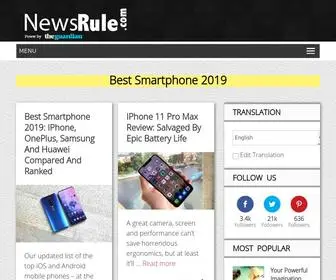 Newsrule.com(Your Source of Information about Science and Technology Interesting News) Screenshot