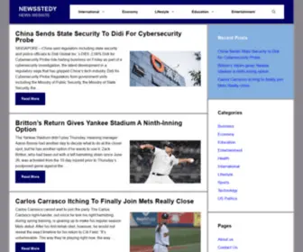 Newsstedy.com(News Website) Screenshot