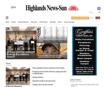 Newssun.com(Highlands News) Screenshot